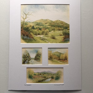 The Malverns. Special collection of prints signed and titled by the artist