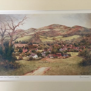 Malvern Hills Signed Special Edition Artists Print