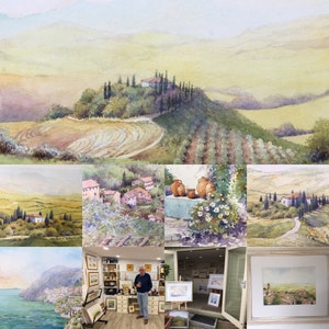 San Gimignano. Tuscany. Italy. Signed and mounted special edition print image 6