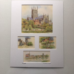 Worcester. Special Edition print signed and titled individually in pencil by the artist