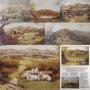 All the Malvern Hills. Signed artists print presented in a 20 in x 16 in mount. image 8
