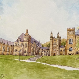 Malvern College. The Malvern Hills . Signed special edition print