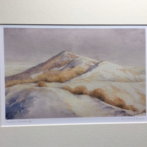 Malvern Snowscape.Signed special edition print.
