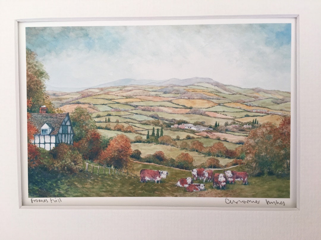 Fromes Hill . Herefordshire Etsy