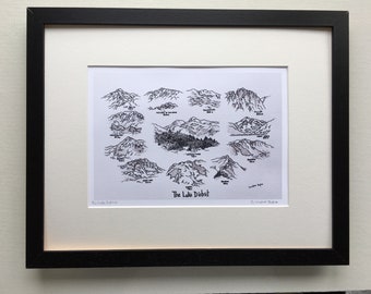 The Lake District. Signed and mounted special edition print