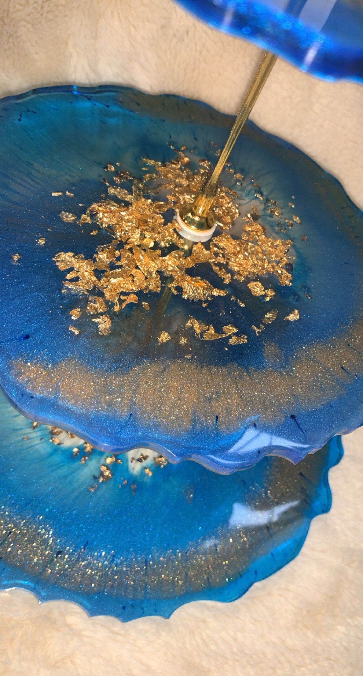 3 tiered resin decorative stand Etsy