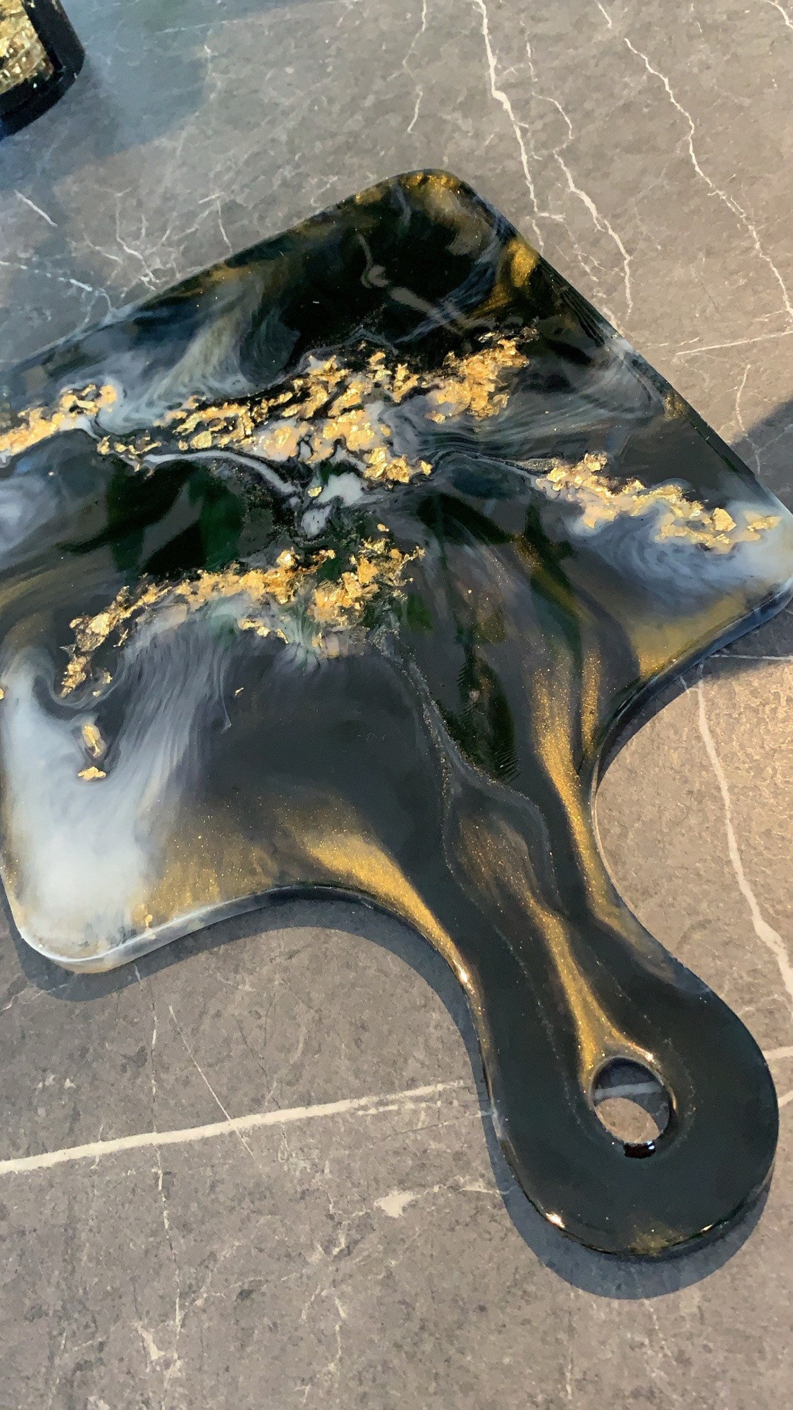 Handmade resin serving board Etsy