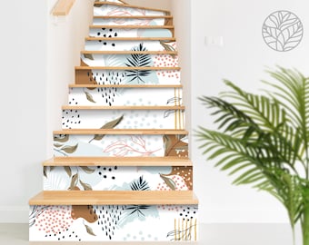 Stair Riser Decals Floral - Etsy