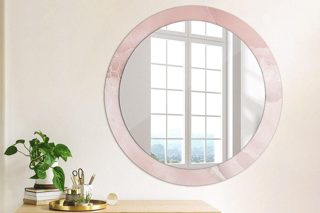バラ彫刻の円形ミラー Rose on 21cm round mirror il_1080xN.6262936883_5had.jpg