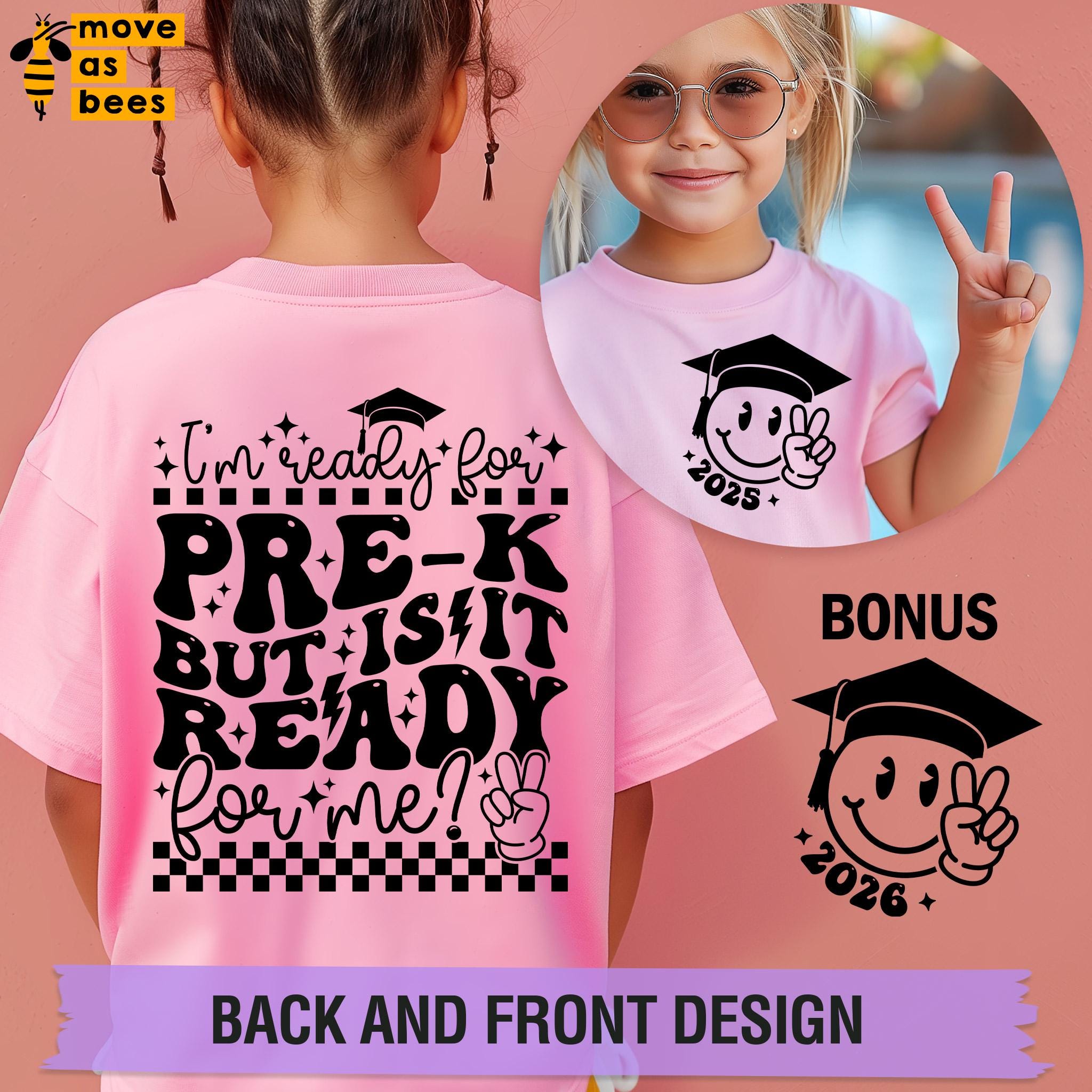 I'm Ready for Pre-k but is It Ready for Me Svg, Png, Kids, 1st Day of ...