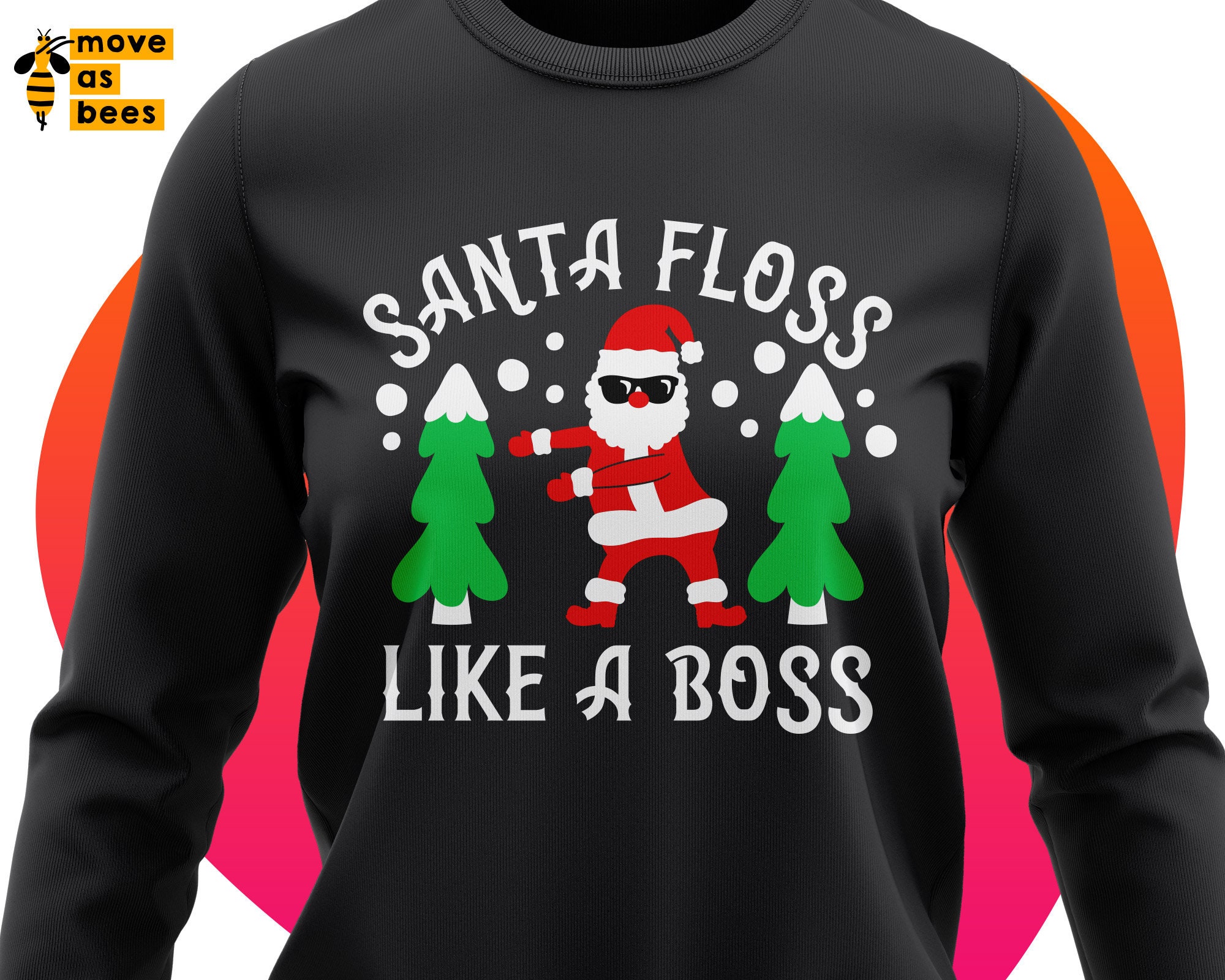 Flossing discount santa jumper