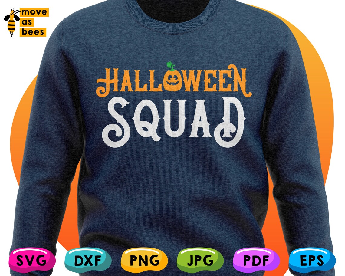 Download Halloween Squad Svg Halloween Shirt Svg Halloween Family ...