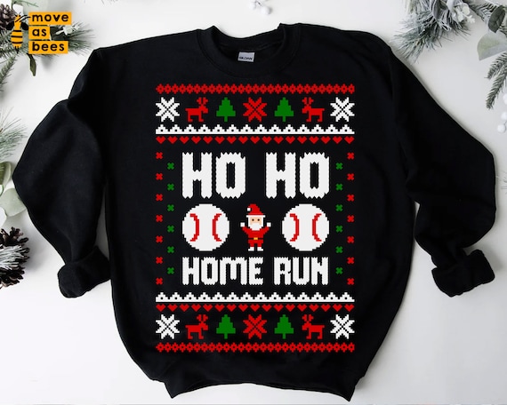 Baseball Ugly Christmas Sweater Baseball Ugly Christmas Sweater