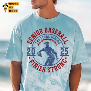 Senior Baseball 2025 SVG, PNG, The Final Inning Finish Strong, Klasse von 2025 Baseball SVG, Senior Night SVG, Baseball Saison Shirt svg