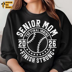 Softball Senior 2026 Mom Svg, Png, Senior Mom Shirt Svg, Softball Season, Senior Night Mom Shirt Svg, White File, for Cricut, Sublimation