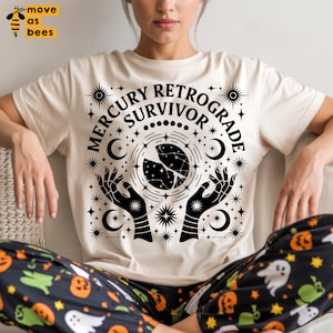 Mercury Retrograde Survivor Svg, Png, Celestial Svg, Man, Woman Shirt Svg, Strong, Funny, Positive, Motivational, for Cricut, Sublimation