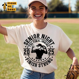 Softball Senior Night svg, Png, Senior Night 2025 Shirt svg, Finish stark, The Final Inning, Senior Night Mom Shirt svg, Cricut, Sublimation