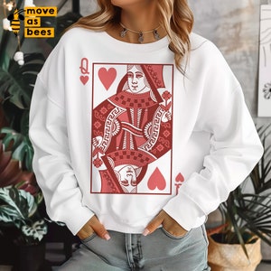 Queen Of Hearts PNG, SVG, speelkaart, roze rode koningin Svg, voor Cricut, sublimatie, Valentijnsdag, Moederdag, verjaardag koningin Shirt Svg