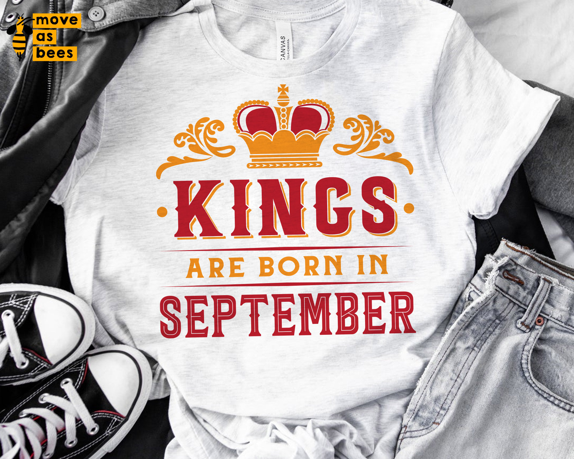 Kings Are Born in September Svg September King Svg Birthday Etsy UK