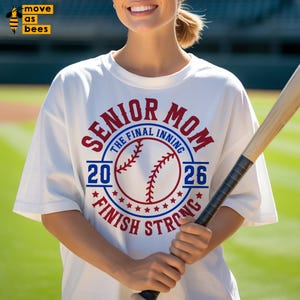 Baseball Senior Mom Svg, Png, Senior Class Of 2026, Baseball Mom Svg, Baseball Season, Senior Night Mom Shirt Svg, Cricut, Sublimation