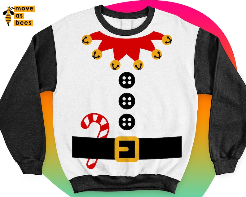 Download Elf Shirt Svg Elf Costume Svg Christmas Elf Shirt Svg Design | Etsy