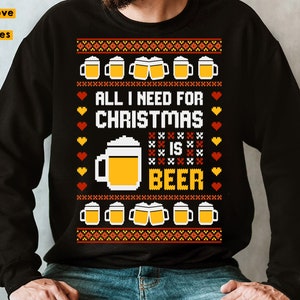 Beer christmas deals sweaters