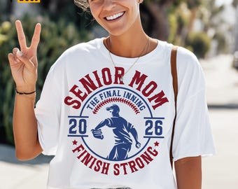 Baseball Senior 2026 Mom Svg, Png, Baseball Mom Svg, Class Of 2026 Svg, Senior Mom Shirt Svg, Baseball Season, Senior Night Mom