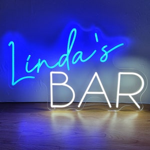 Personalized Home Bar Neon Sign, Customized Home Bar Neon Sign, Novelty Neon Sign, Neon Sign Gift, Neon Sign for Dad, Father&#39;s Day Gift Neon