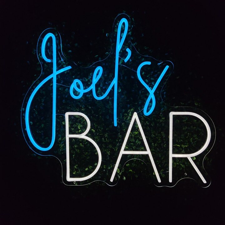 Personalized Home Bar Neon Sign Customized Home Bar Neon Etsy UK