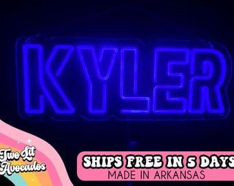 Name Neon Sign, Custom Neon, Teen Neon Name Sign, Kids Neon Name Sign, Personalized Neon Sign, Bedroom Neon Sign, Nursery Neon Sign