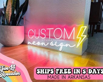 Custom Neon Sign, Personalized Neon, Custom Logo Neon Sign, Party Neon Sign, Last Name Neon Sign, Small Business Neon Sign, Business Logos