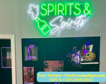 Personalized Home Bar Neon Sign, Customized Home Bar Neon Sign, Novelty Neon Sign, Neon Sign Gift, Neon Sign for Dad, Father's Day Gift Neon
