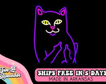 Cat  Neon Sign, Personalized Neon, Custom Logo Neon Sign, Party Neon Sign, Last Name Neon Sign, Small Business Neon Sign, Business Logos