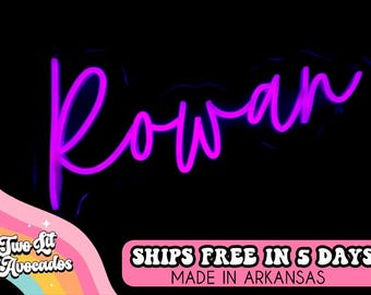 Name Neon Sign, Custom Neon, Teen Neon Name Sign, Kids Neon Name Sign, Personalized Neon Sign, Bedroom Neon Sign, Nursery Neon Sign