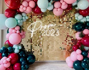 Prom neon sign, prom decor, prom backdrop, prom props, prom decoration