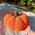 Crochet Plush Pumpkin Pattern: Beginner-Friendly Fall Decor (PDF Download), Thanksgiving and Halloween Instant pdf product logo
