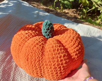 Crochet Plush Pumpkin Pattern: Beginner-Friendly Fall Decor (PDF Download), Thanksgiving and Halloween Instant pdf