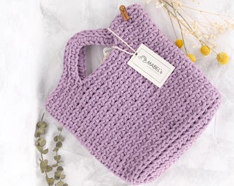 Crochet Tote Bag Pattern – Beginner-Friendly PDF – Instant Download