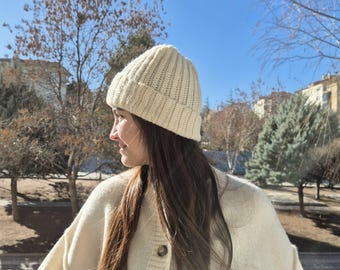 Winter Beanie Crochet Pattern: Easy Unisex Hat (PDF)