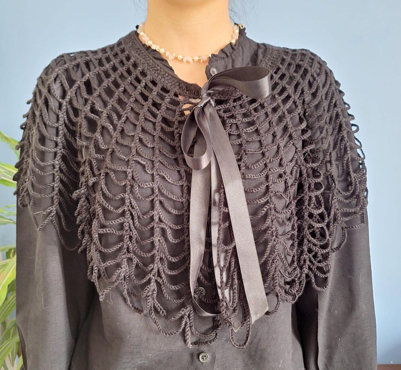 Spider Web Shawl Crochet Pattern