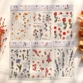 Botanical Deco Clear Sticker | Featuring 12 Unique Styles | Ideal for Scrapbooking, Card Embellishment.