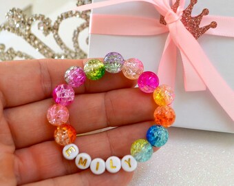 2 x Sparkly Pink Girls Kids Best Friends Diamante Letters Bracelet Set Gift Pack 2 x Sparkly Pink Girls Kids Best Friends Diamante Letters Bracelet Set Gift Pack