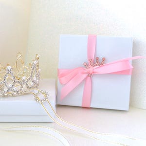 Pulseira de Jade Rosa e Dourada para Bebê Menina, Pulseira Personalizada para Menina, Joias Infantis, Joias para Bebê, Melhores Amigas, Recém-Nascida, Presente para Chá de Bebê imagem 7