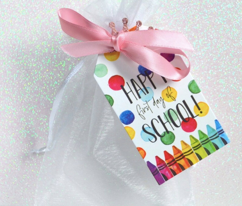 First Day School Mother & Daughter Gift, Rainbow Glass Seed Glossy Personalized Name Bracelet, Girl Bracelet, Baby Shower Gift, Mama Mini image 5