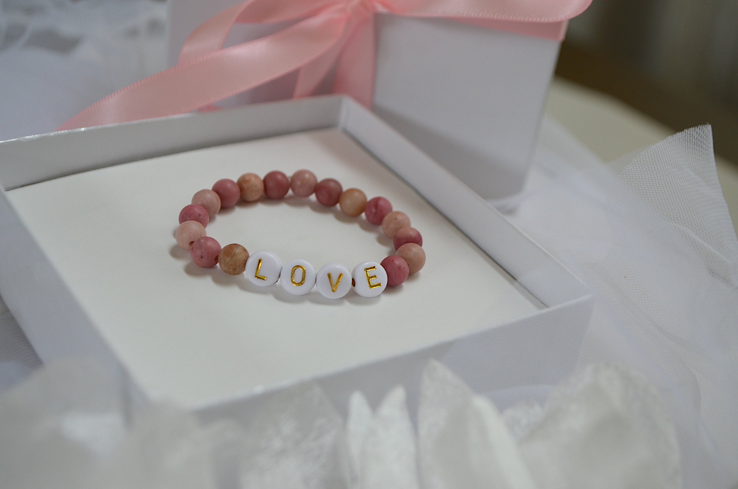 Tiny Pink Baby Bracelet Personalized Infant Bracelet Baby Etsy