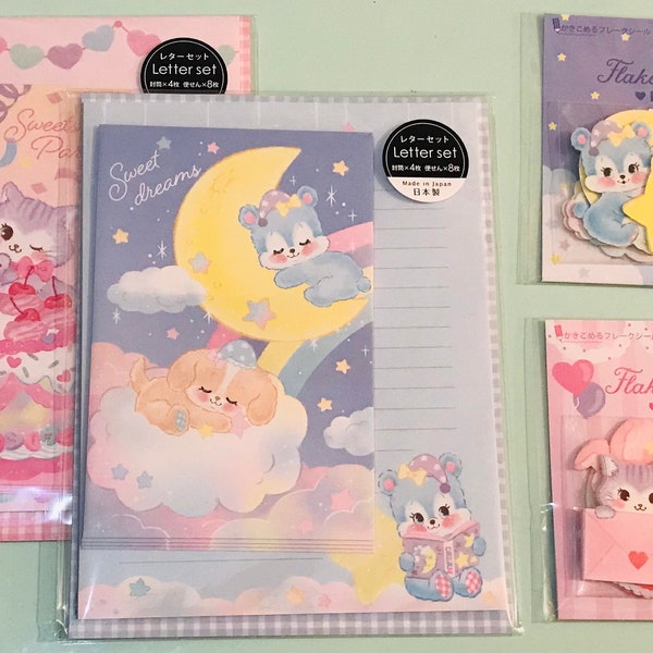 Retro Fancy: Sweet Dream and Sweet Party letter sets and flake stickers
