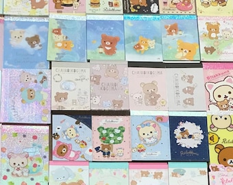 Rilakkuma small memo mix - 40 different sheets