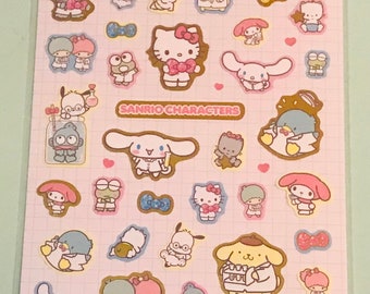 Cute Kawaii Sanrio Hello Kitty Large Sticker Sheet - for Journal Plann –  Alwayz Kawaii