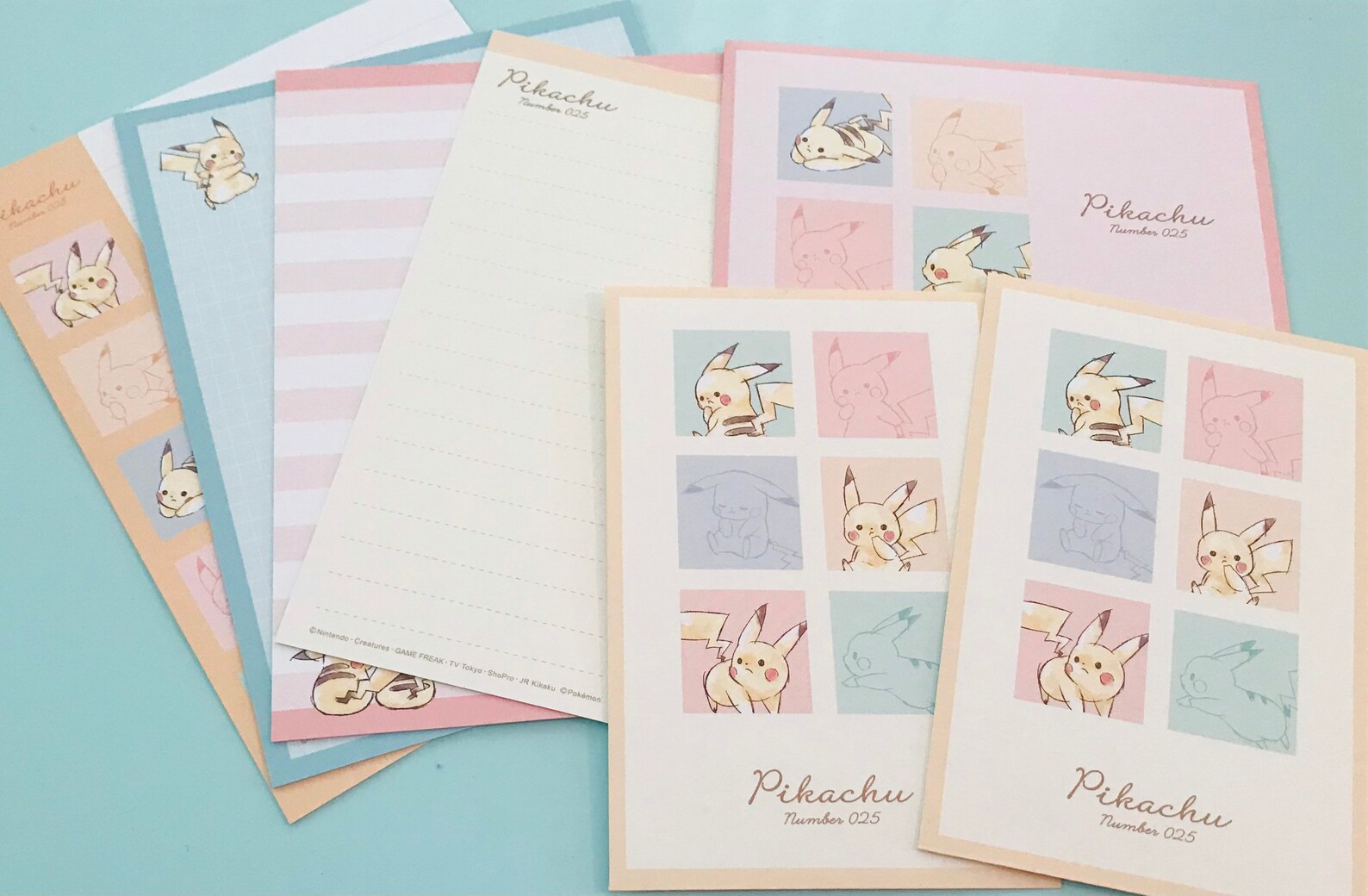 New Kawaii Pokémon Pikachu Stationery Sets letter set and | Etsy