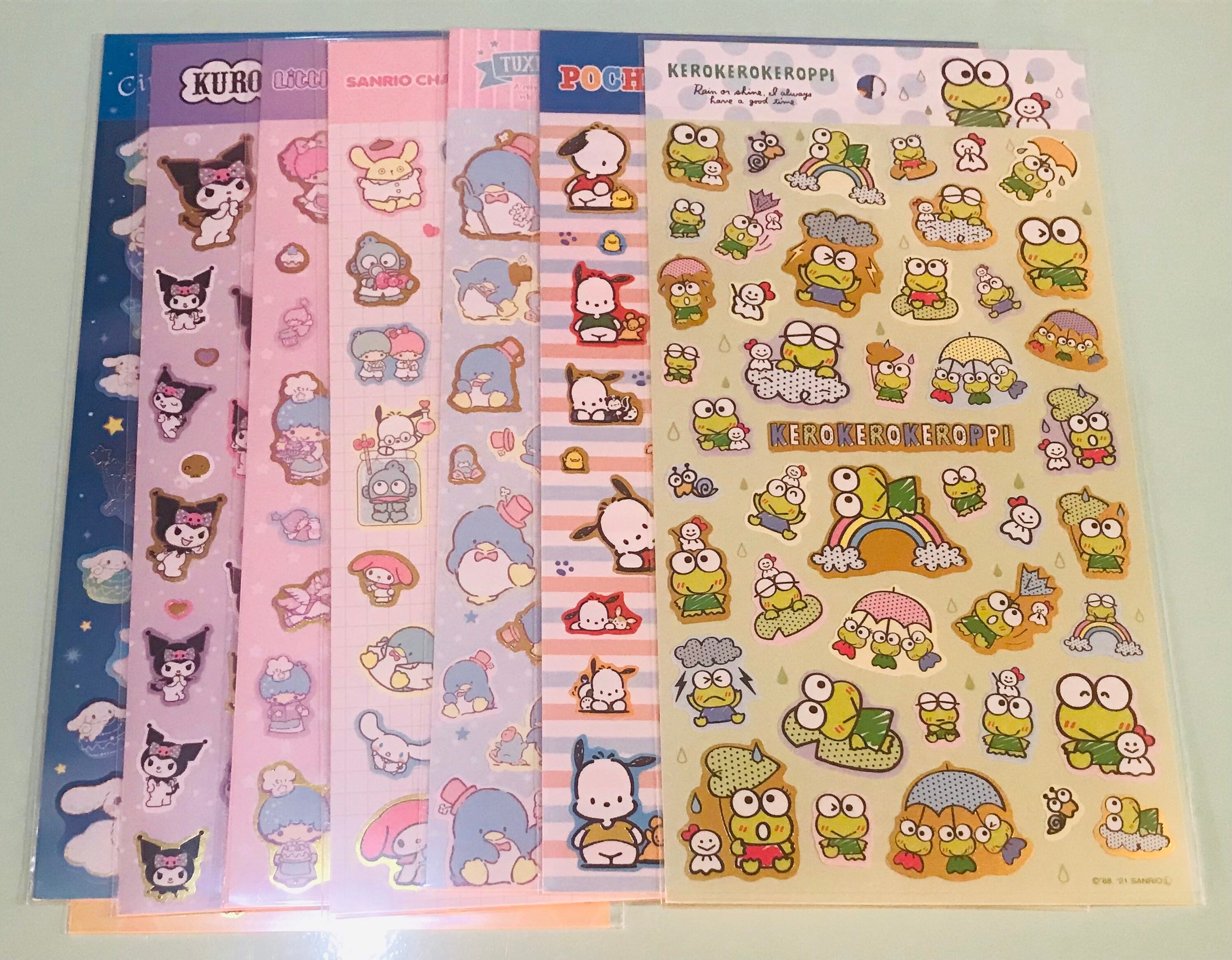 Cinnamoroll Sanrio Sticker Sheet! ~ 2021 ~ Cute for Scrapbooks